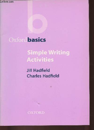 Simple writing activies- Oxford basics