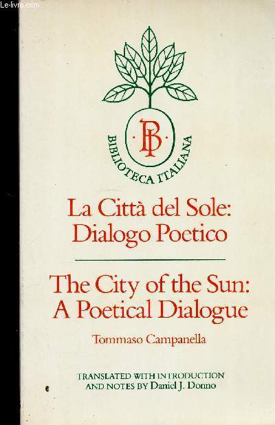 La Citta del Sole : Dialogo Poetico / The City of the Sun : a Poetical Dialogue (Collection 