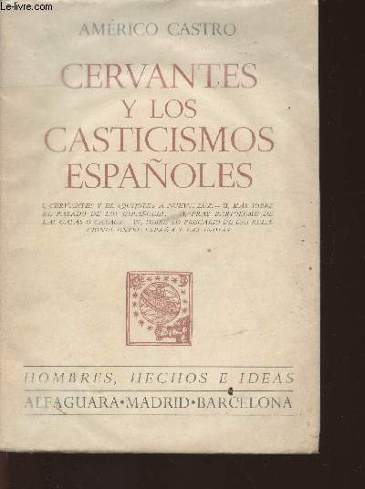 Cervantes y los Casticismos espanoles- Cervantes y el 