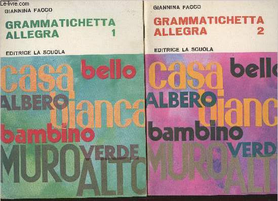 Grammatichetta allegra 1 + 2 (2 volumes)