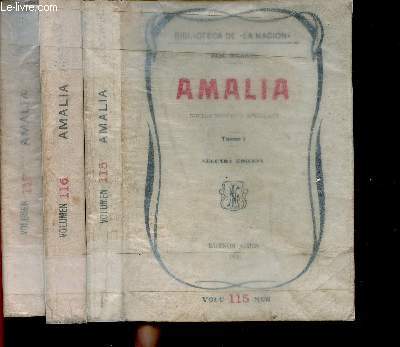 Amalia. Novela Historica Americana. Tomes I  III (Collection 