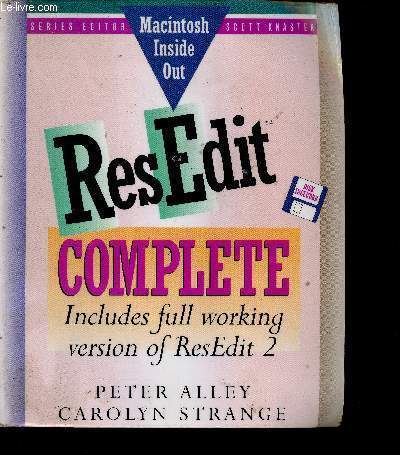 ResEdit Complete. Includes full working version of ResEdit 2 (Collection 