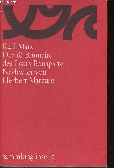 Der 18. Brumaire des Louis Bonaparte (Collection 