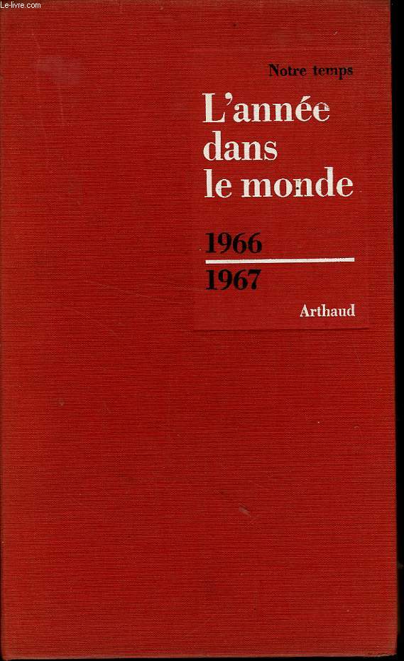 L'ANNEE DANS LE MONDE 1966