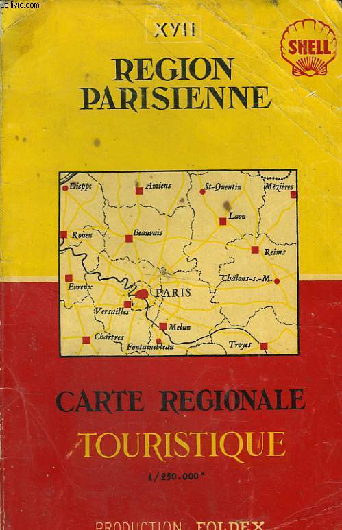 CARTE REGIONALE TOURISTIQUE-REGION PARISIENNE