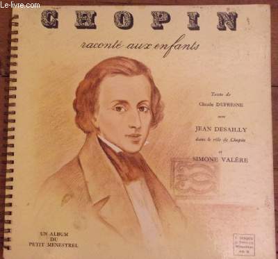livre disque microsillon 33t // Chopin racont aux enfants