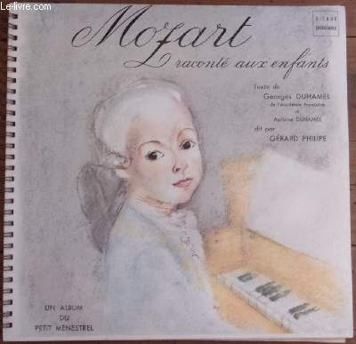 livre disque microsillon 33t // Mozart racont aux enfants