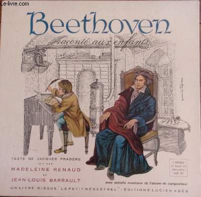 livre disque microsillon 33t // Beethoven racont aux enfants