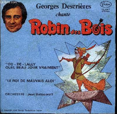 pochette disque 45t // Robin des bois