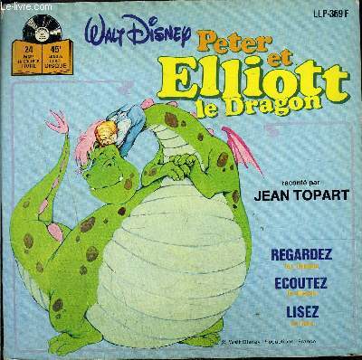 Livre-Disque 45t // Peter et Elliott le dragon