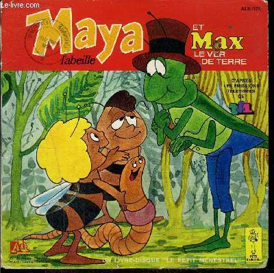 livre-disque 45t // Maya l'abeille et Max le ver de terre