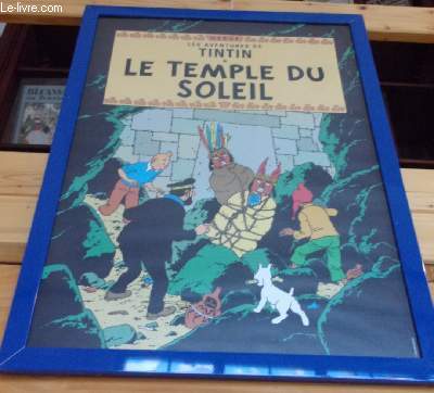 Affiche Tintin : Le temple du soleil