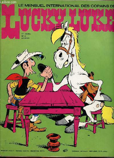Le mensuel international des copains de Lucky Luke n2 - 1ere anne - avril 1974