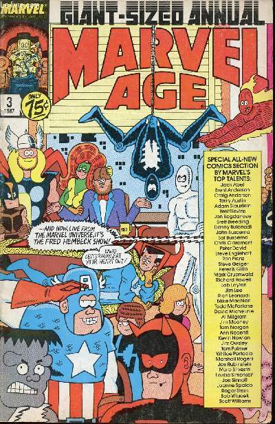 Marvel Age Magazine - Giant Size Annual n3 - When titans plug !