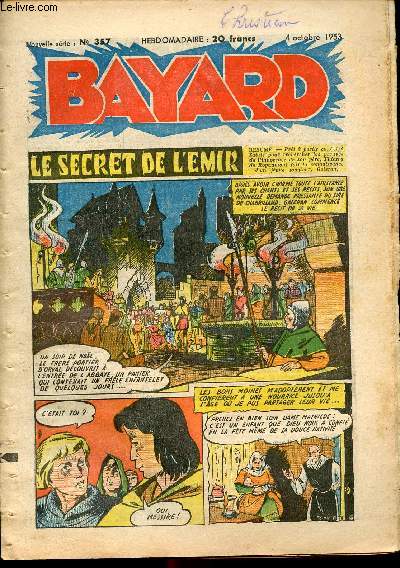 Bayard, nouvelle srie - Hebdomadaire n357 - 4 Octobre 1953