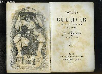 Voyages de Gulliver dans des contres lointaines. En 2 Tomes.