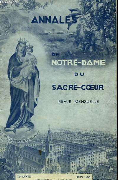 Annales de Notre-Dame du Sacr-Coeur.