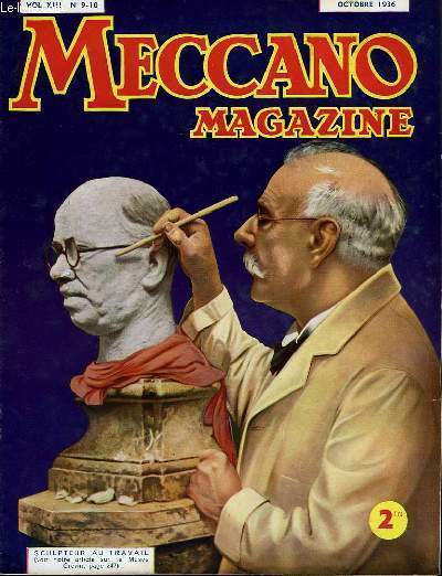 Meccano Magazine. Vol. XIII n9 - 10 : Sculpteur au travail.
