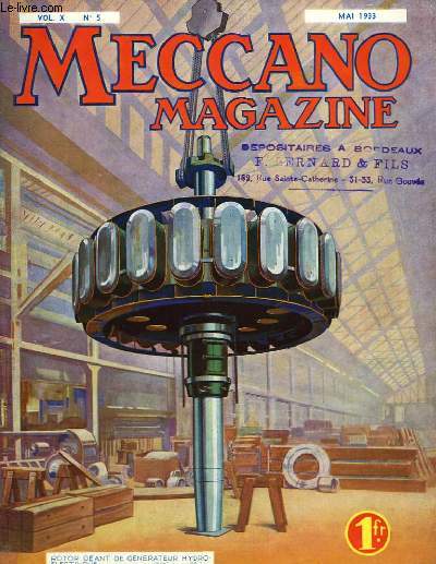 Meccano Magazine. Vol. X, n5 : Rotor gant de gnrateur hydro-lectrique