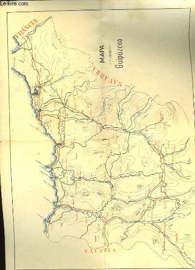 Mapa de Giupuzcoa