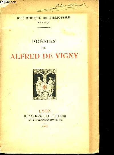 Posies de Alfred de Vigny.
