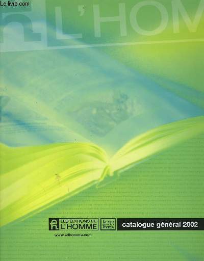 Catalogue gnral 2002. La vie dans les livres.