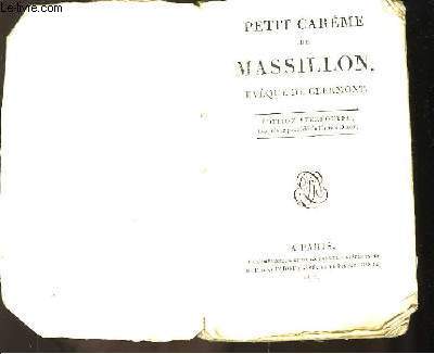 Petit Carme de Massillon, Evque de Clermont.