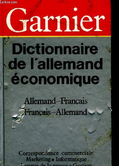 Dictionnaire de l'allemand conomique.