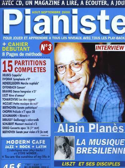 Pianiste N3 : Alain Plans.
