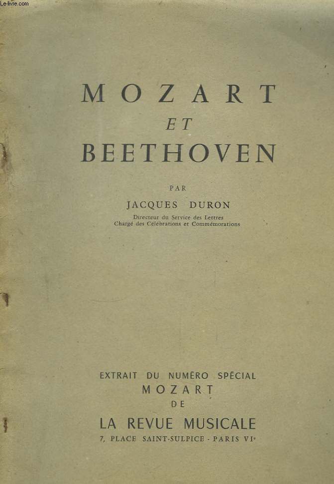 Mozart et Beethoven