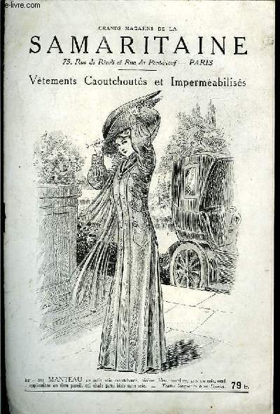 Catalogue de Vtements Caoutchouts et Impermabiliss.