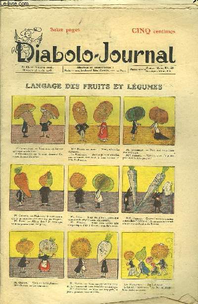 Diabolo Journal N13, 2me anne : Langage des Fruits et Lgumes.