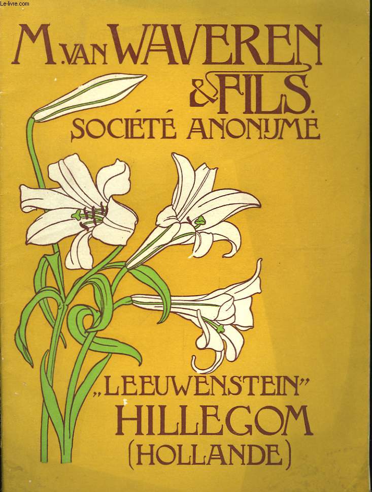 Catalogue des plantes bulbeuses et tubreuses. Printemps 1907