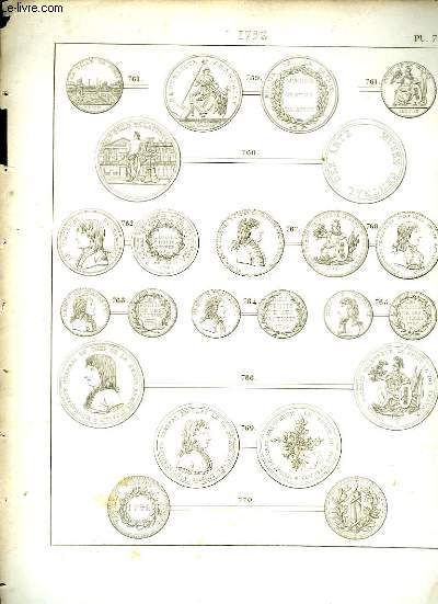 Histoire Numismatique de la Rvolution Franaise. Planche N76 : 1796