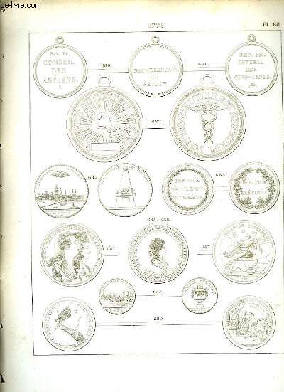 Histoire Numismatique de la Rvolution Franaise. Planche N68 : 1795