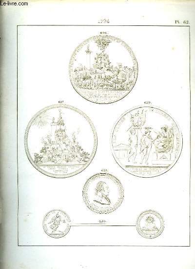 Histoire Numismatique de la Rvolution Franaise. Planche N62 : 1794