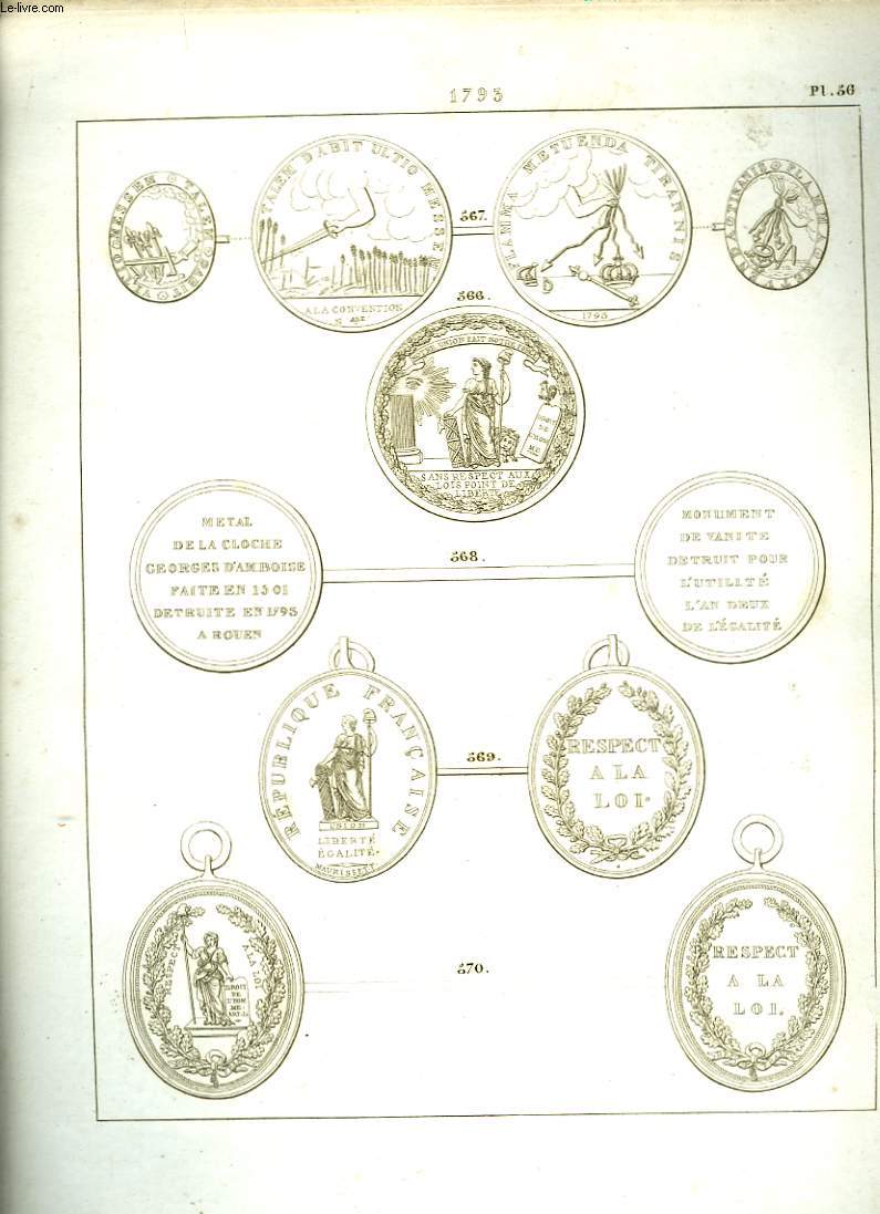 Histoire Numismatique de la Rvolution Franaise. Planche N56 : 1793