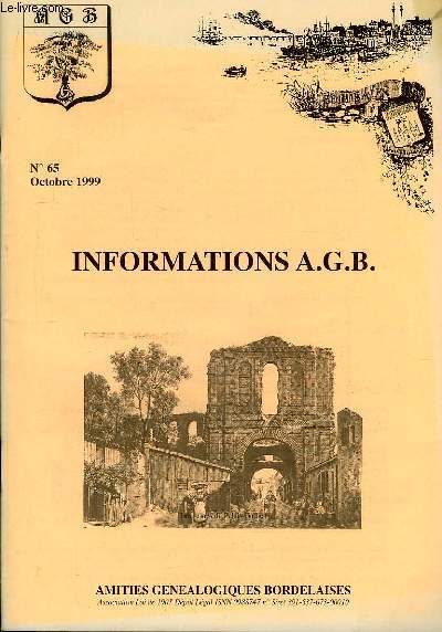 Informations A.G.B. n65