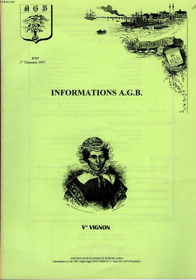 Informations A.G.B. n57 : Vve Vignon.