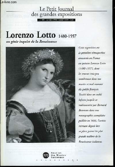 Le Petit Journal des Grandes Expositions n302 : Lorenzo Lotto 1480 - 1557