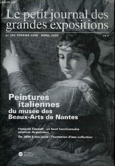 Le Petit Journal des Grandes Expositions n265 : Peintures italiennes du muse des Beaux-Arts de Nantes.