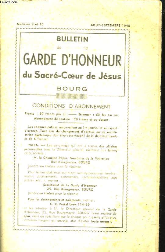 Bulletin de la Garde d'Honneur du Sacr-Coeur de Jsus N9 et 10