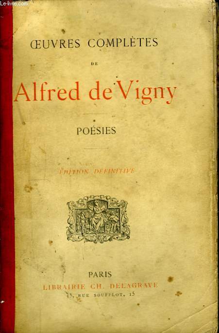 Oeuvres Compltes d'A. de Vigny. Posies.