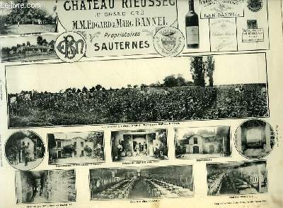 Les Vins de la Gironde Illustrs. Chteau Rieussec.