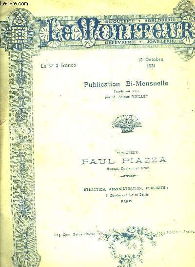 Le Moniteur, 15 ocotbre 1931