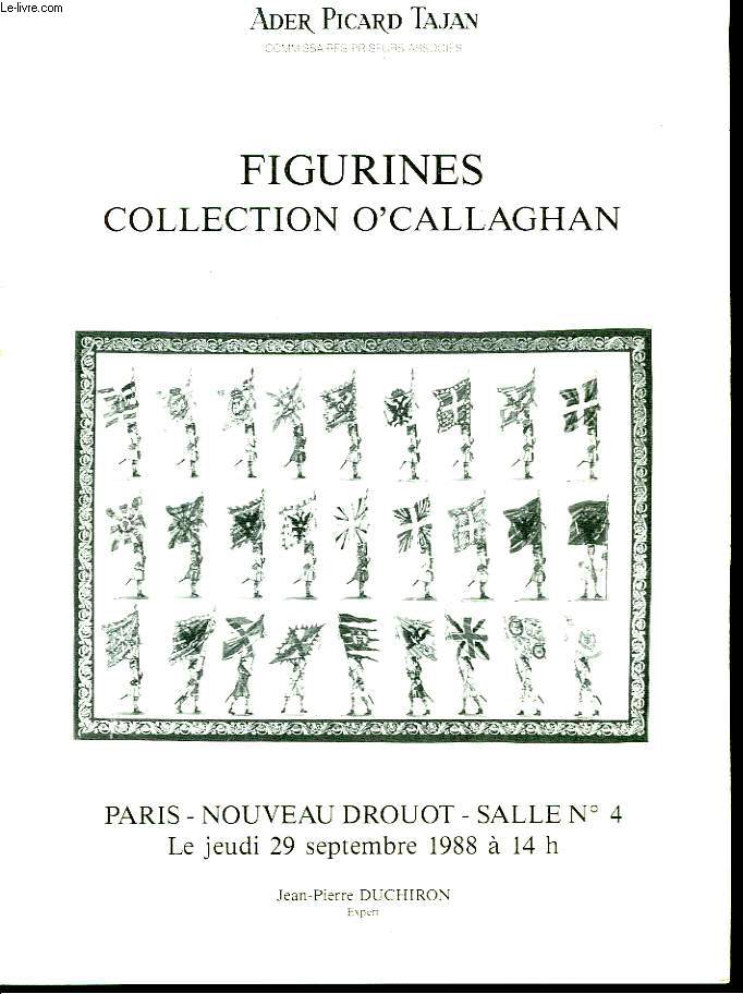 Catalogue de Vente aux Enchres de Figurines, Collection O'Callaghan.