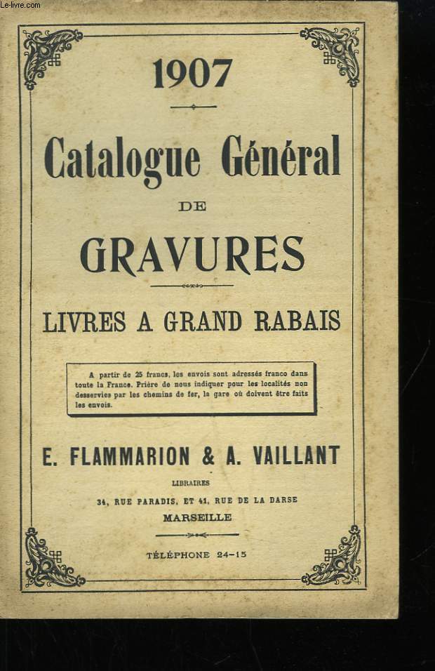 Catalogue Gnral de Gravures. Livres  Grand Rabais