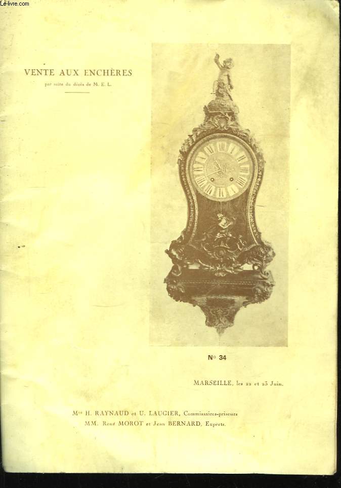 Catalogue de Vente aux Enchres n34