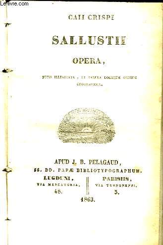 Sallustii Opera