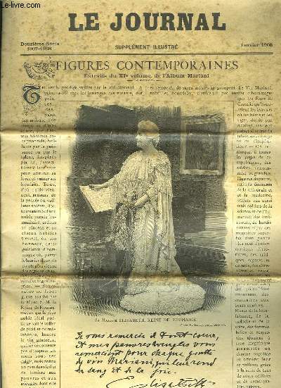 Le Journal, 12me srie 1907 - 1908. Figures Contemporaines , extrait du XIme volume, de l'Album Mariani.
